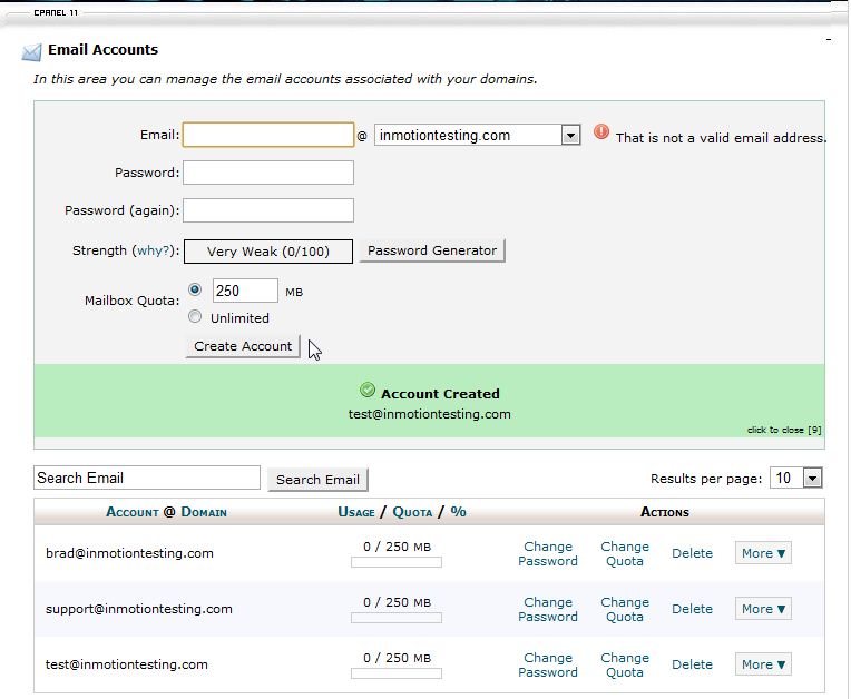 cPanel-account-created
